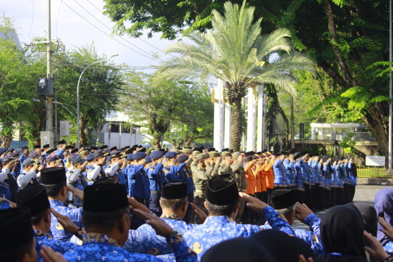 Mengikuti Apel Bela Negara ke 76 Gelorakan Bela Negara Untuk  Indonesia Maju