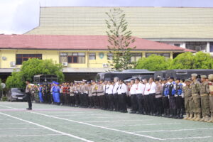 Ciptakan Malam Pergantian Tahun yang Damai dan Tertib, Dishub Banjarmasin Ikuti Gelar Apel Pasukan Kesiapan Tahun Baru 2025 di Polresta