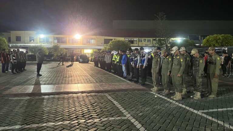 Personil Dishub Banjarmasin Ikuti Apel Kesiapan Patroli Gabungan Selama Bulan Ramadhan 1446 H