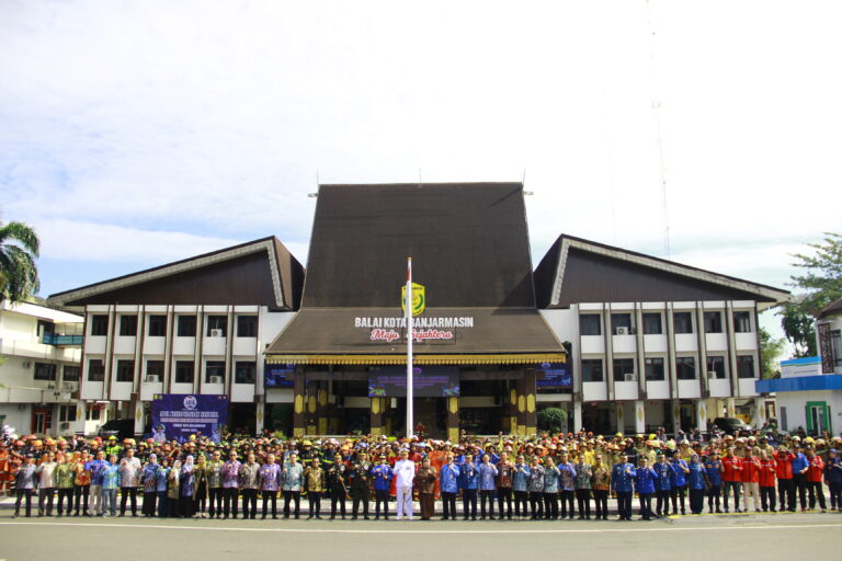 Dishub Banjarmasin Ikuti Apel Kesiapsiagaan Nasional Pemadam Kebakaran dan Penyelamatan Tahun 2025