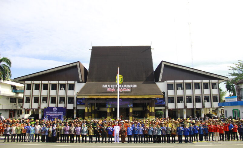 Dishub Banjarmasin Ikuti Apel Kesiapsiagaan Nasional Pemadam Kebakaran dan Penyelamatan Tahun 2025