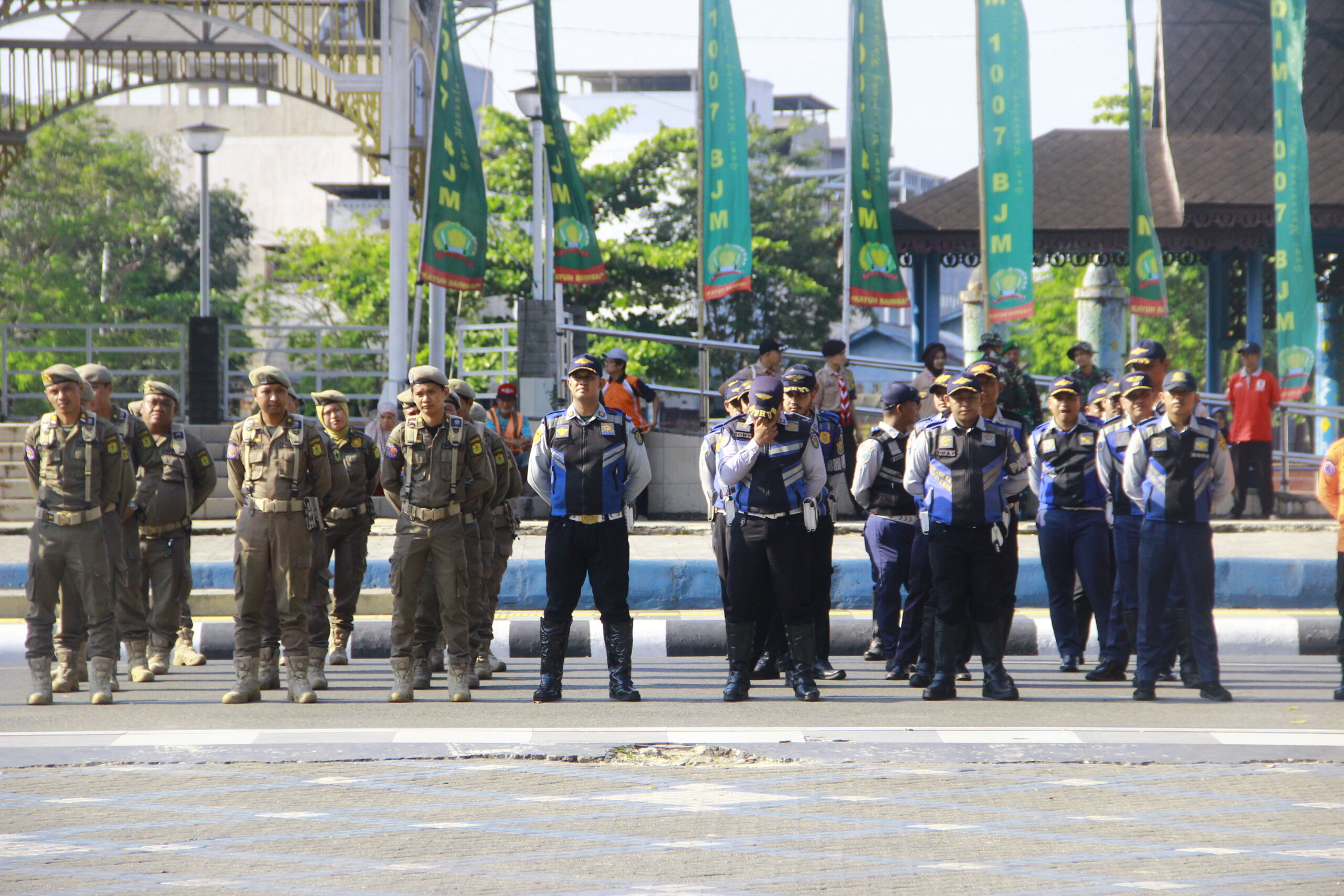 Dishub Banjarmasin Mengikuti Upacara Pembukaan TMMD ke – 125