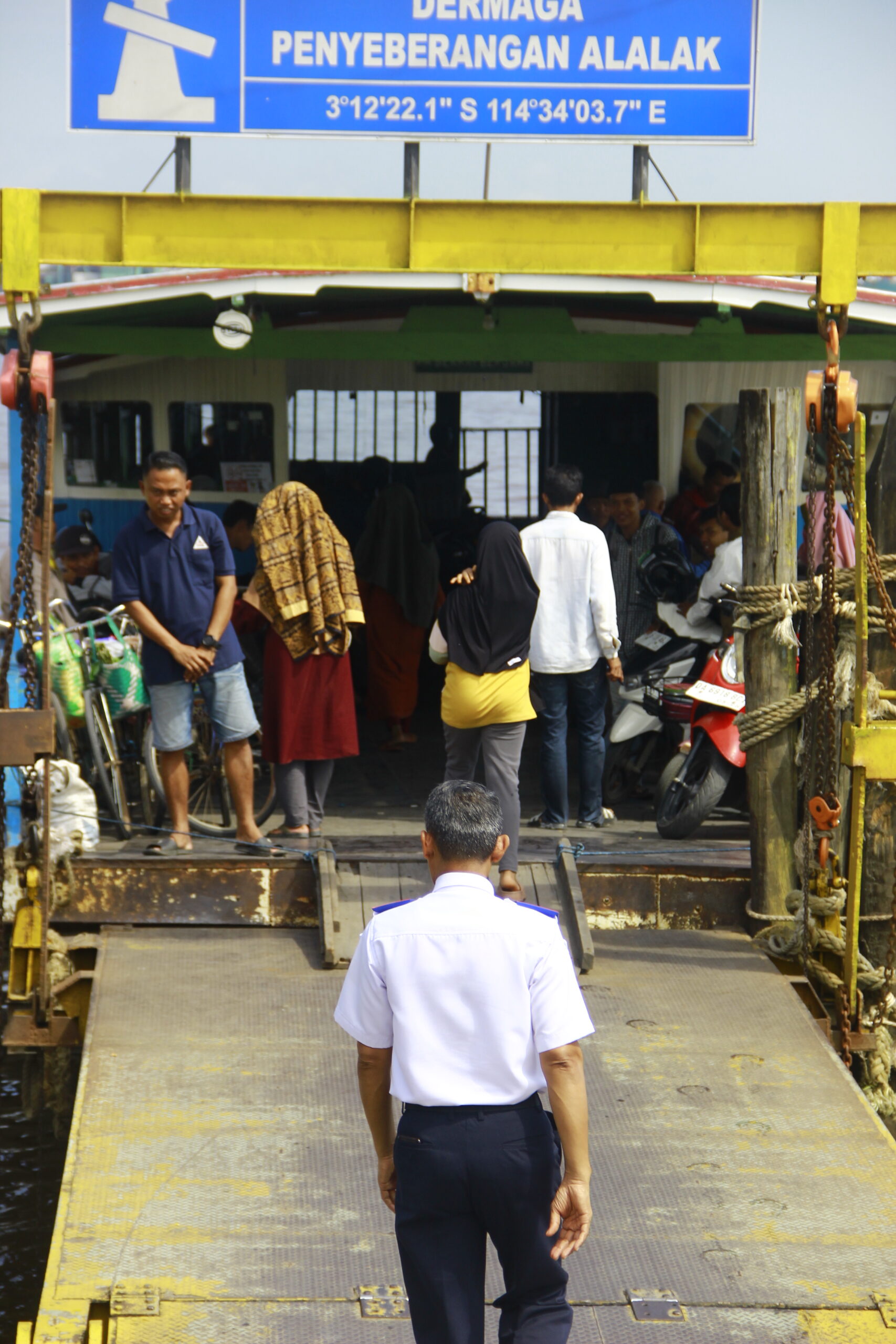 Kadishub Kota Banjarmasin Lakukan Sidak ke Dermaga Penyeberangan Alalak Jelapat, Tinjau Kondisi Lapangan dan Sistem Retribusi Cashless