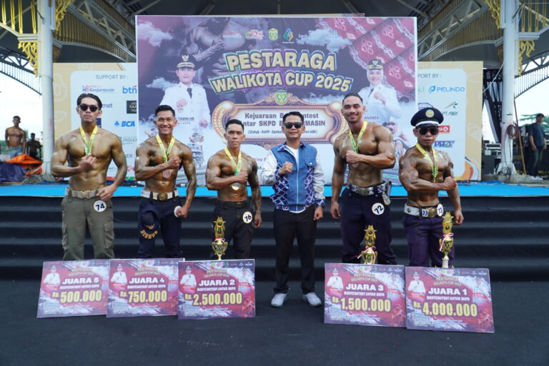Dishub Banjarmasin Sabet 3 Piala di Body Contest Wali Kota Cup 2025
