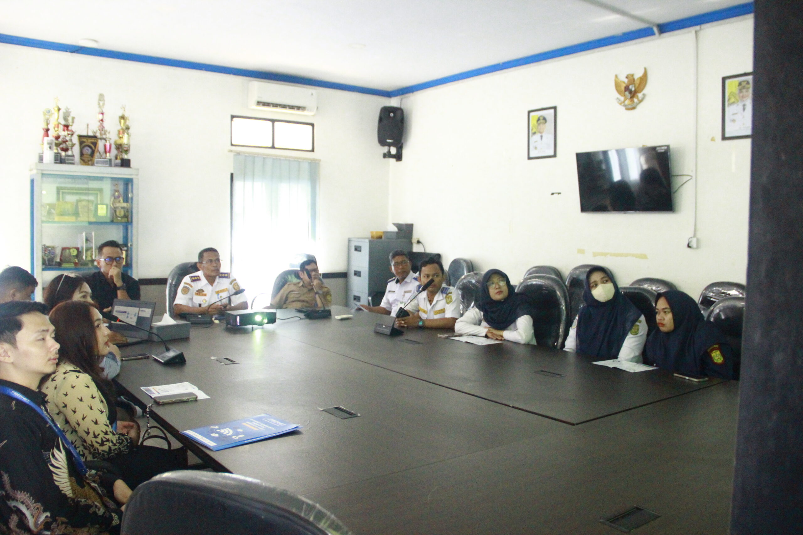 TIM FIBER NET SAMPAIKAN PENAWARAN KERJA SAMA KE DINAS PERHUBUNGAN KOTA BANJARMASIN