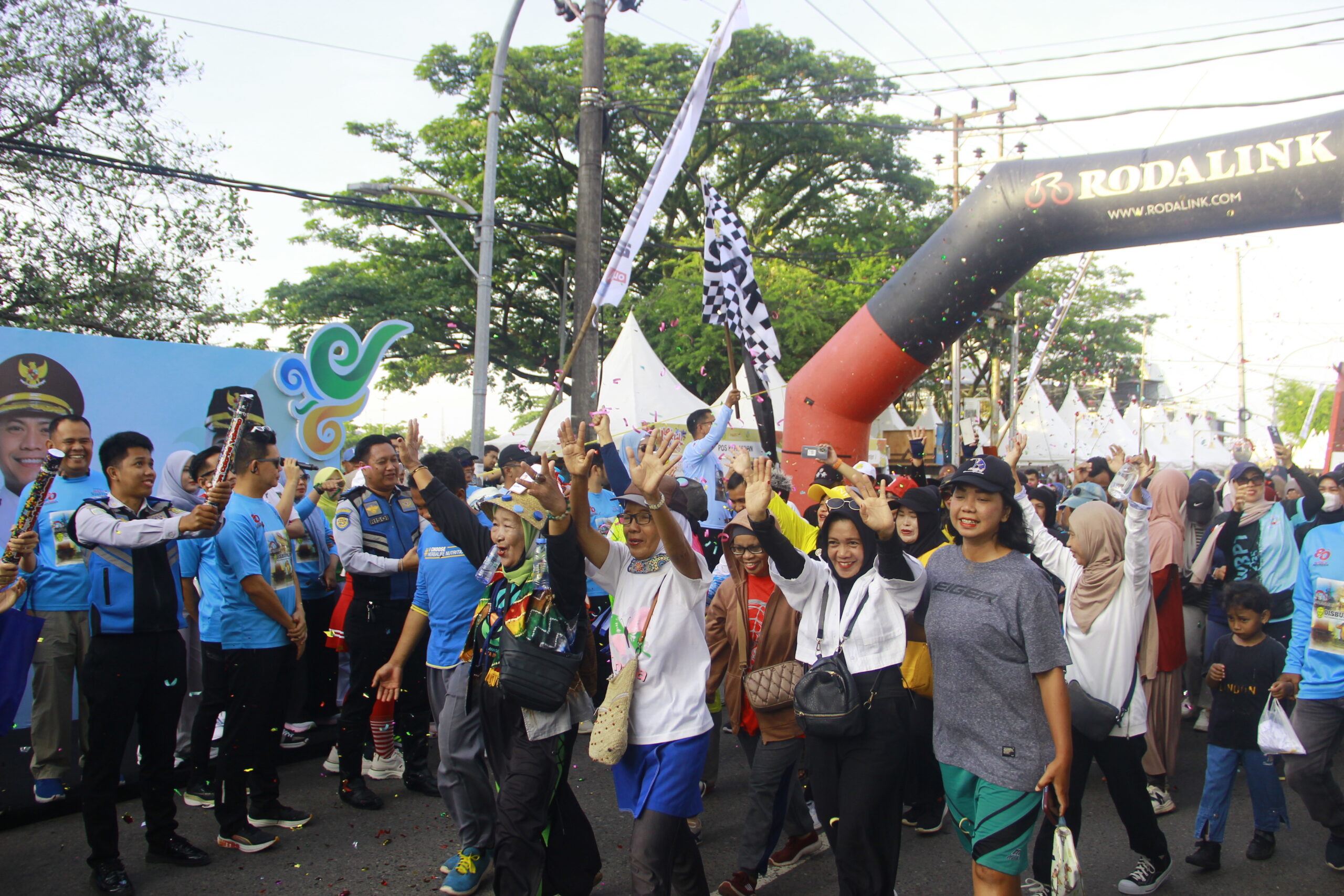Hari Jadi ke-499 Banjarmasin Semarak dengan Jalan Santai Harhubnas 2025
