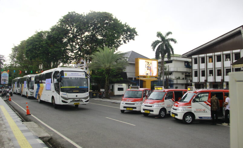 Pemko Banjarmasin Berangkatkan Mudik Gratis dan Launching Layanan BTS Trans Banjarmasin