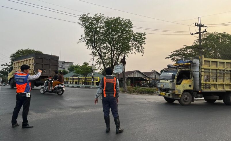 Pastikan Angkutan Barang Patuhi Aturan, Bidang Wasdal Dishub Banjarmasin Lakukan Pengawasan