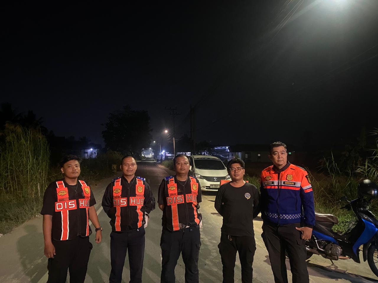 Siaga 24 Jam, Dishub Banjarmasin Terus Lakukan Penjagaan Jembatan Darurat Saka Harang Mantuil